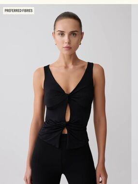 Meshki Millie Twisted Sleevless Top